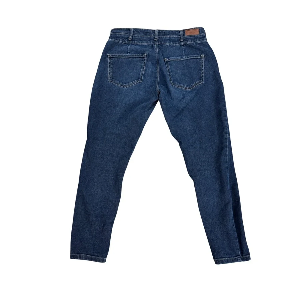 Clockhouse‎ Womens High Waisted Skinny Jeans Dark Wash 4-Button Fly Size 44